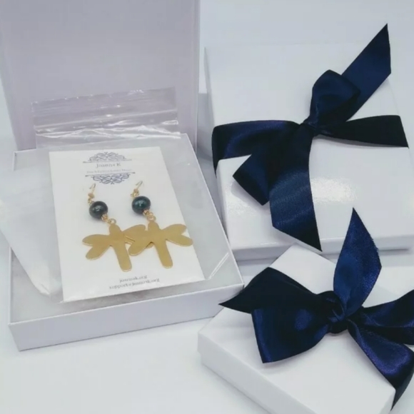 14k Gold Fill Druzy Pendant Necklace - Picture 6 of 6